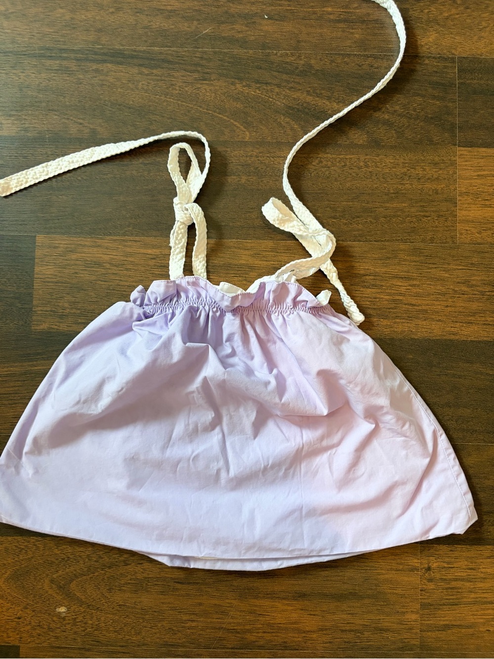 The Beaufort Bonnet Company Lilac Tank Top with White Braided Straps